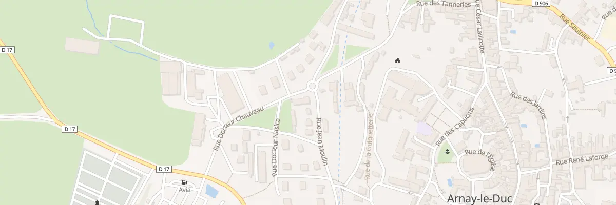 Plan du 21 Rue Jean Moulin à Arnay-le-Duc