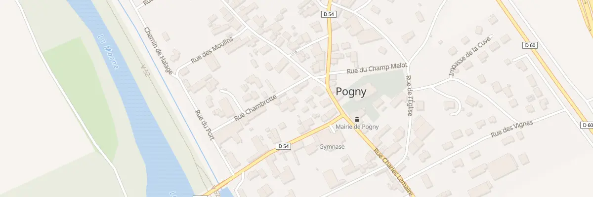 Plan du 4 Rue Chambrotte à Pogny