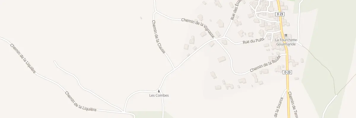 Plan du 173 Che de la Clause à Saint-André-d’Olérargues