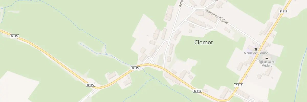 Plan du 9 Les Chenevières à Clomot
