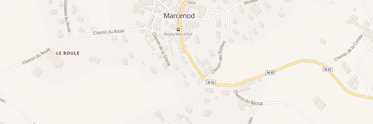 Plan du 9006 Che de la Scierie à Marcenod