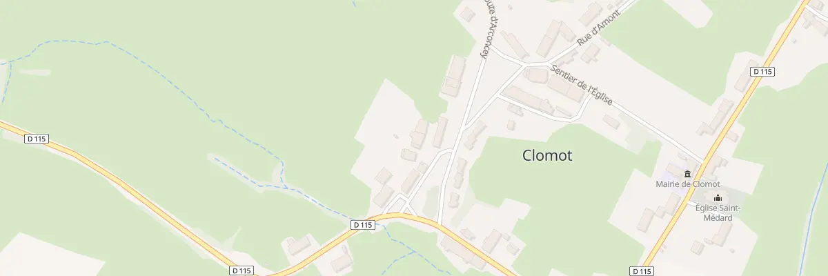Plan du 3 Les Chenevières à Clomot