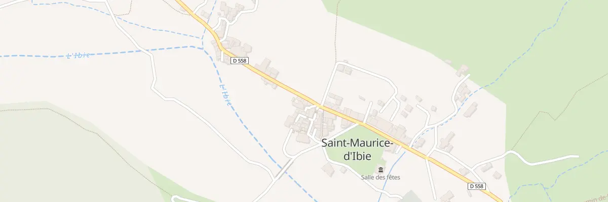 Plan du 5040 Saint Maurice à Saint-Maurice-d’Ibie