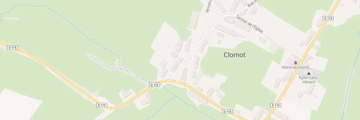 Plan du 7 Les Chenevières à Clomot