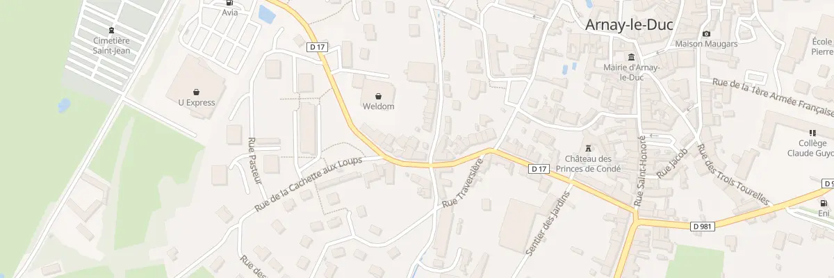 Plan du 1B Rue Jean Moulin à Arnay-le-Duc