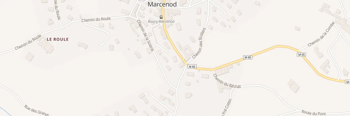 Plan du 9002 Che de la Scierie à Marcenod
