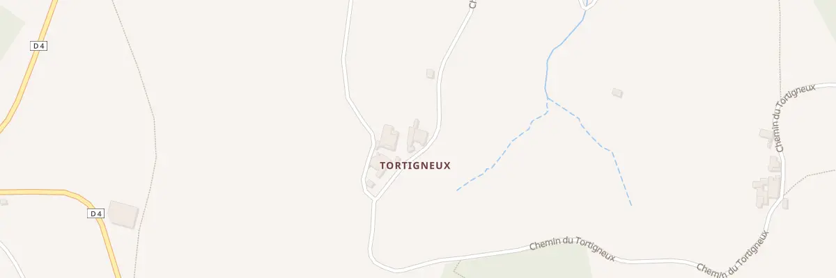 Plan du 850 Che du Tortigneux à Aveize