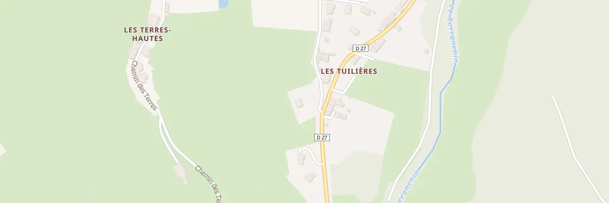Plan du 5256A Les Terres Hautes à Saint-Forgeux