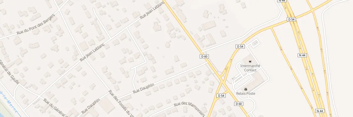 Plan du 47 Rte Nationale à Pogny