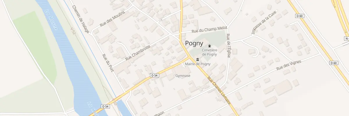 Plan du 3 Rue du Pont à Pogny
