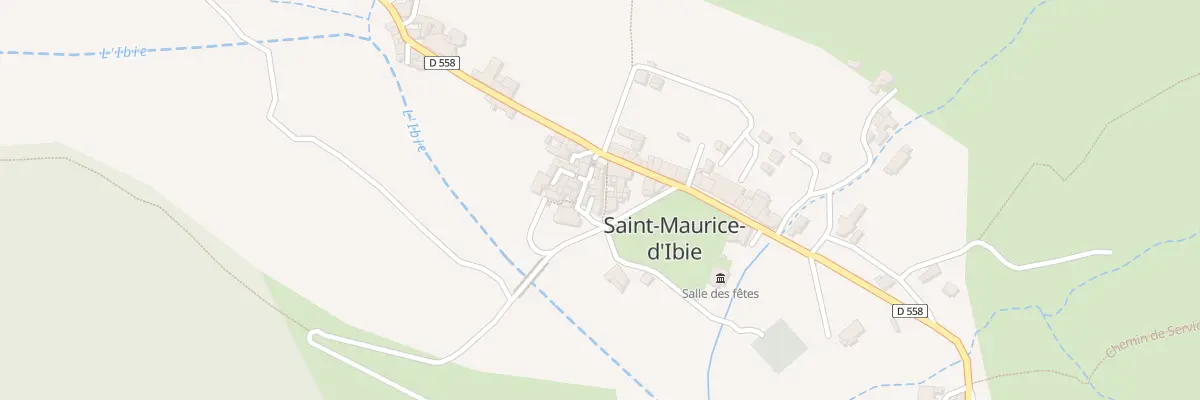 Plan du 5045 Saint Maurice à Saint-Maurice-d’Ibie