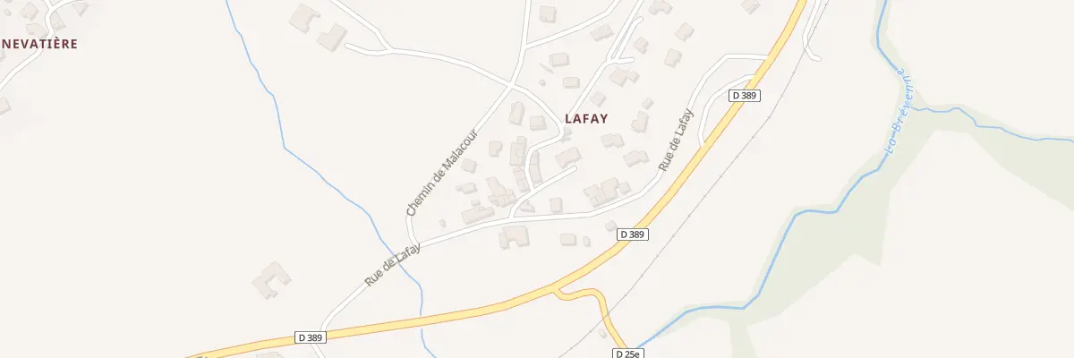Plan du 50 Petite Rue de Lafay à Saint-Genis-l’Argentière