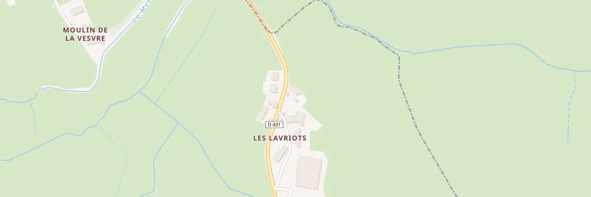Plan du 512 Rte des Lavriots au Breuil