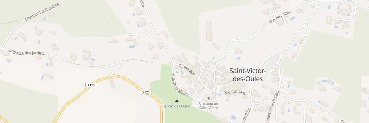 Plan du 14 Gr Grand Rue à Saint-Victor-des-Oules