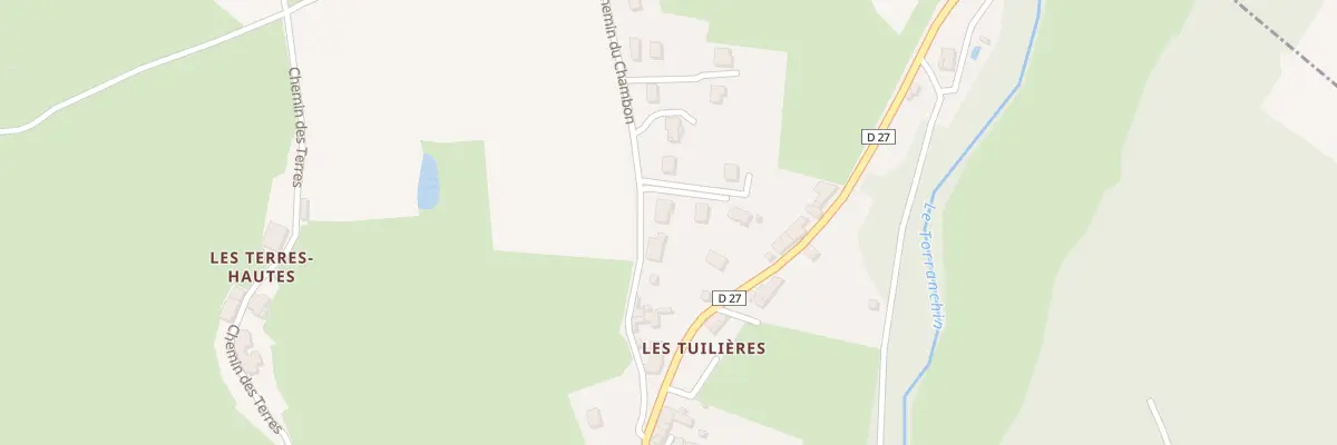 Plan du 190 Che du Chambon à Saint-Forgeux