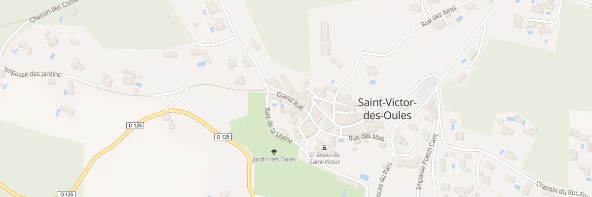 Plan du 10 Gr Grand Rue à Saint-Victor-des-Oules