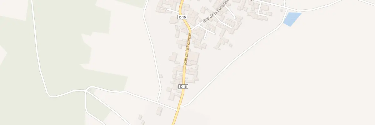 Plan du 9012 Rue de la Poterne à Bouix