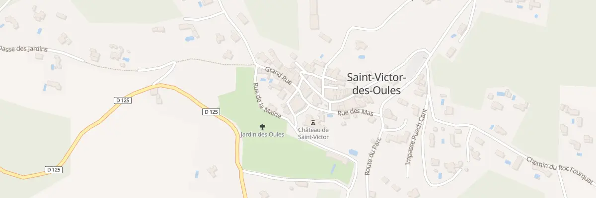 Plan du 8 Rue Andre Balme à Saint-Victor-des-Oules
