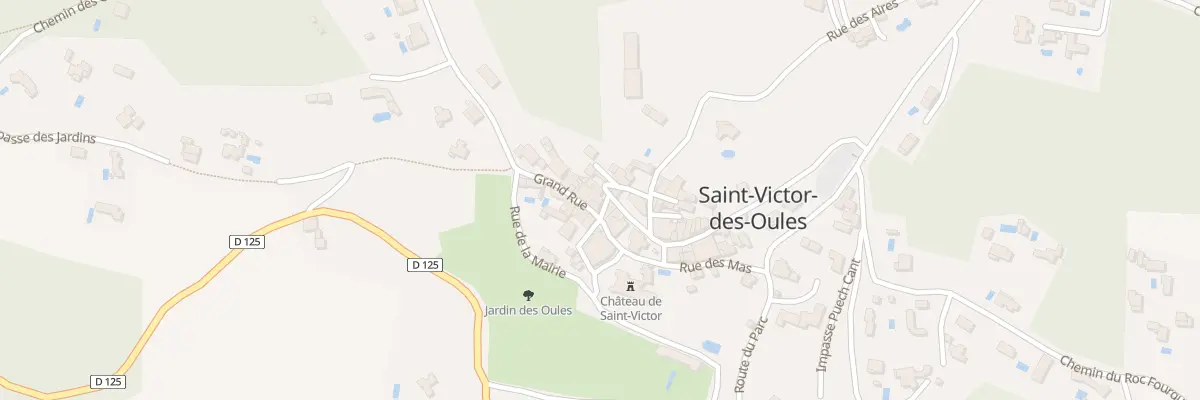 Plan du 4 Gr Grand Rue à Saint-Victor-des-Oules
