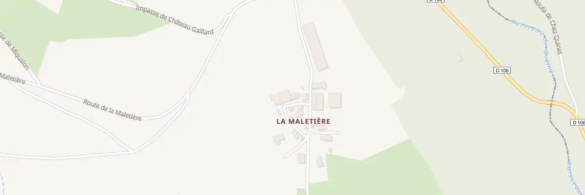Plan du 5226 La Maletiere à Saint-Clément-sur-Valsonne