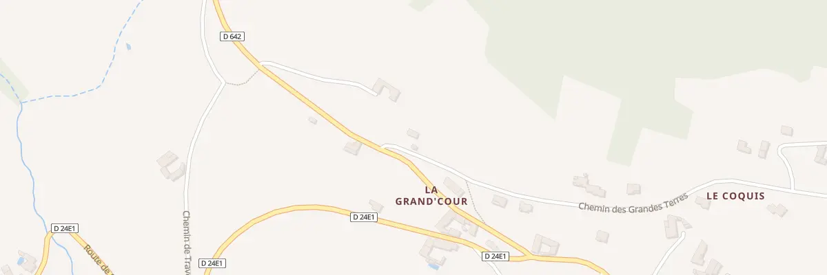 Plan du 5443 Les Roches à Montrottier