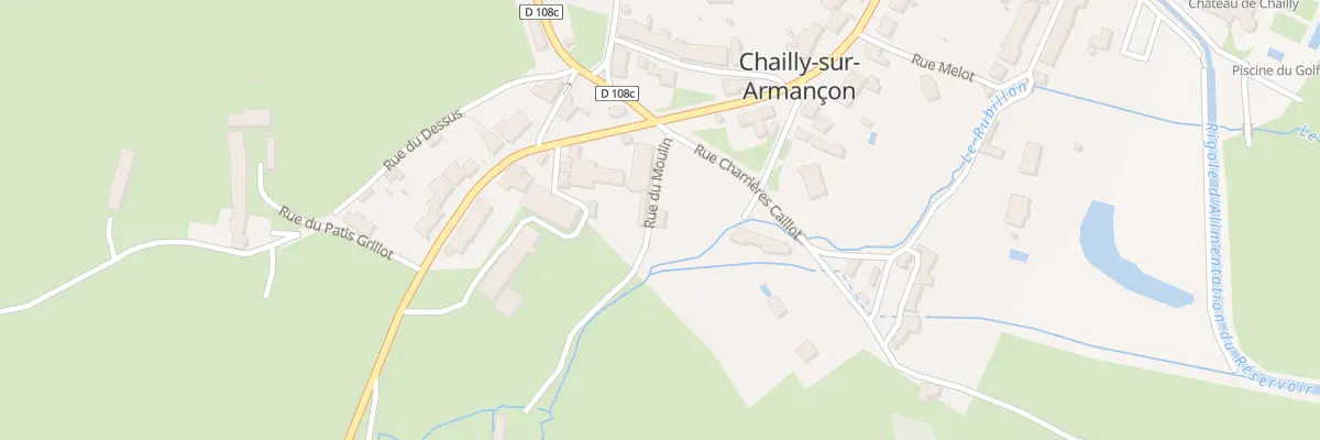 Plan du 1 Rue du Moulin à Chailly-sur-Armançon