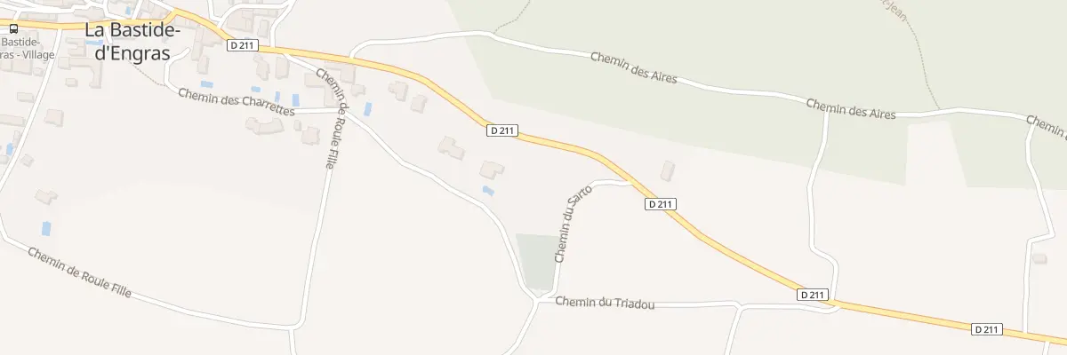 Plan du 276 Rte de Pougnadoresse à La Bastide-d’Engras