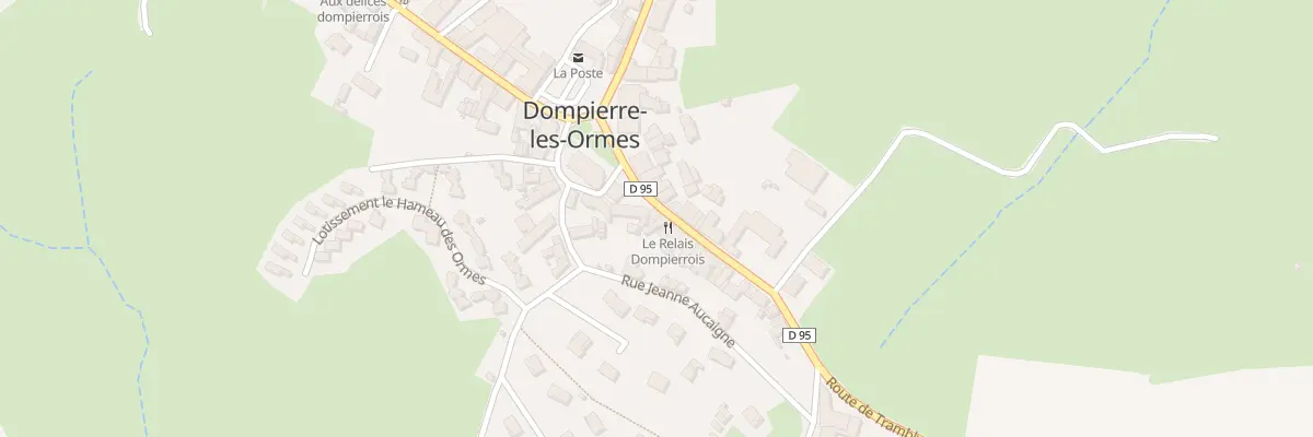 Plan du 90 Rte de Trambly à Dompierre-les-Ormes