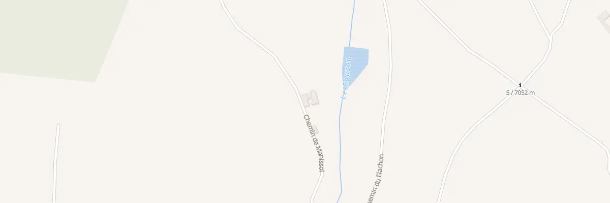Plan du 345 Che de Manissol à Saint-Christo-en-Jarez