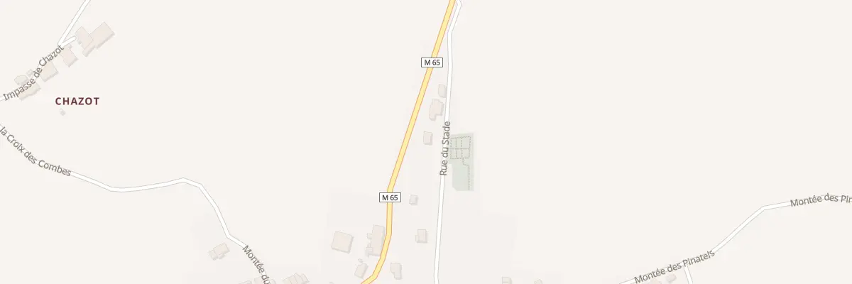 Plan du 9012 Rue du Stade à Marcenod
