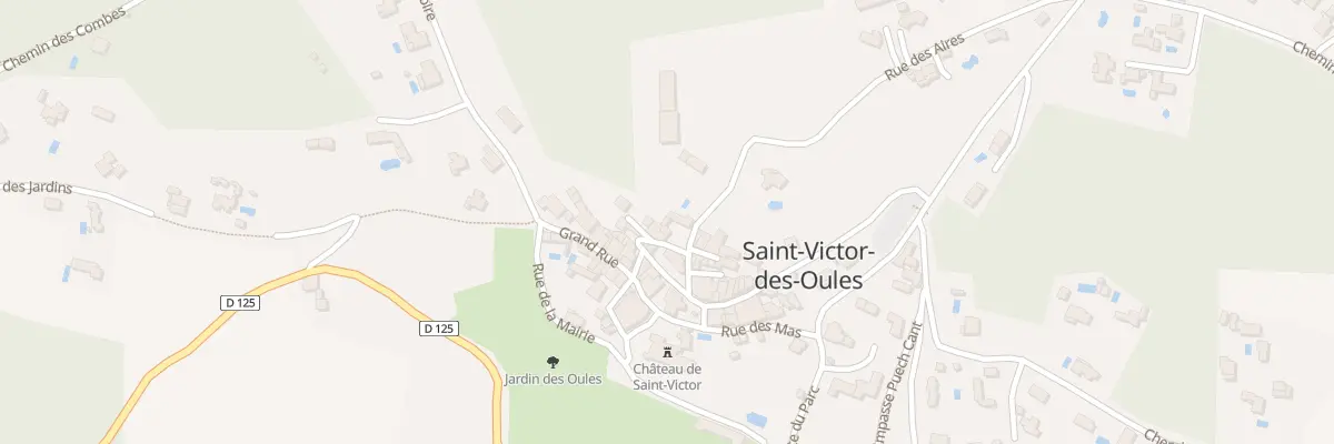 Plan du 4 Rue du Pied à Saint-Victor-des-Oules