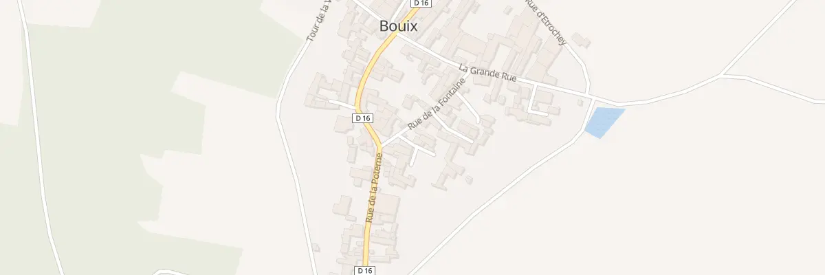 Plan du 9008 Rue de la Fontaine à Bouix