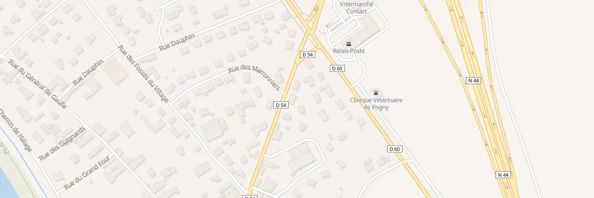 Plan du 27 Rue de Chalons à Pogny