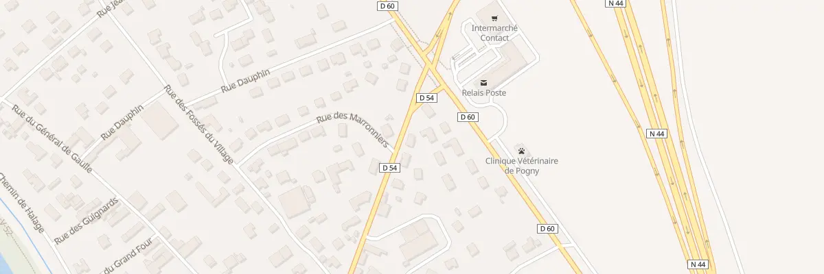 Plan du 29 Rue de Chalons à Pogny
