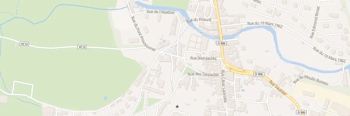 Plan du 9 Rue des Tanneries à Arnay-le-Duc
