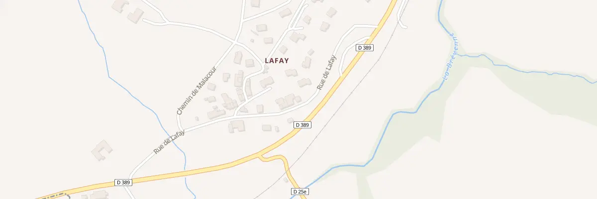 Plan du 335 Rue de Lafay à Saint-Genis-l’Argentière