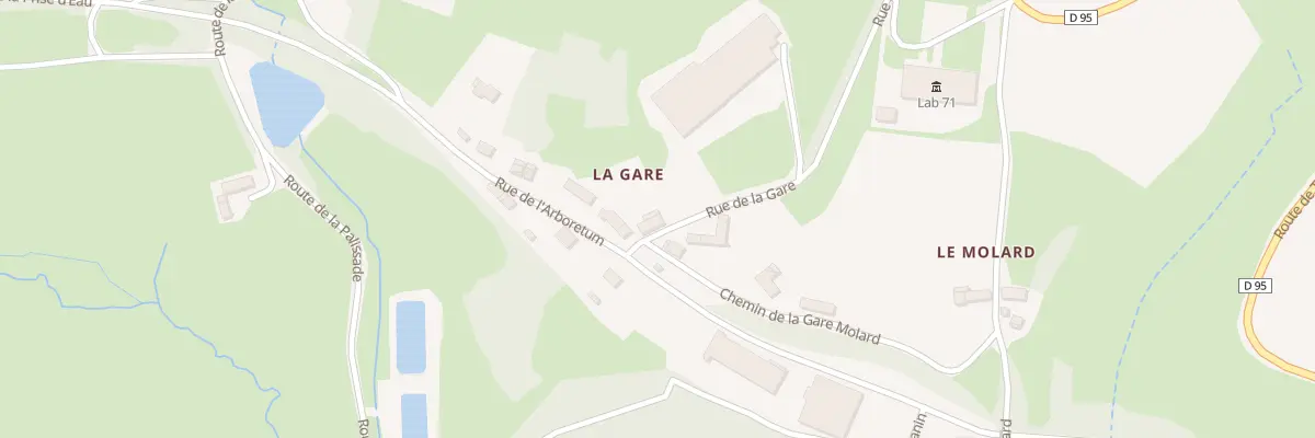 Plan du 430 Rue de la Gare à Dompierre-les-Ormes