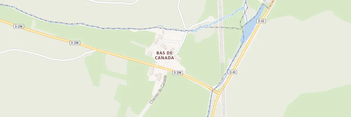 Plan du 5001 Rue de Boisserand à Auxy