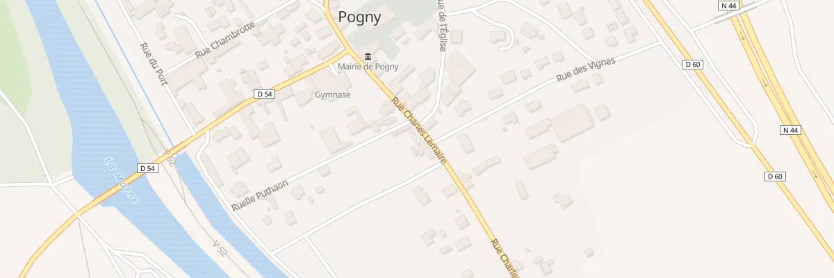 Plan du 11 Rue Charles Lemaire à Pogny