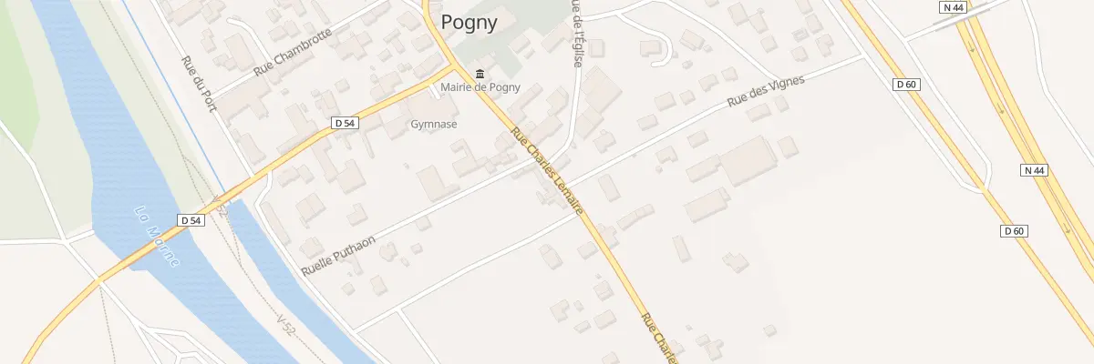 Plan du 11 Rue Charles Lemaire à Pogny