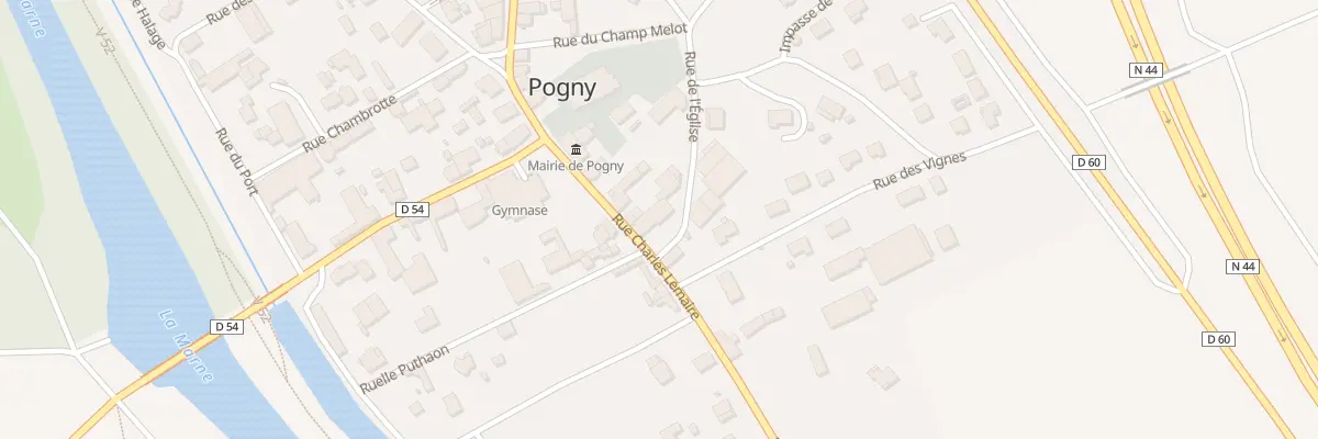 Plan du 10 Rue Charles Lemaire à Pogny