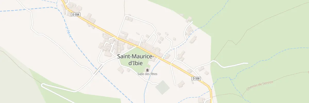 Plan du 5009 Saint Maurice à Saint-Maurice-d’Ibie