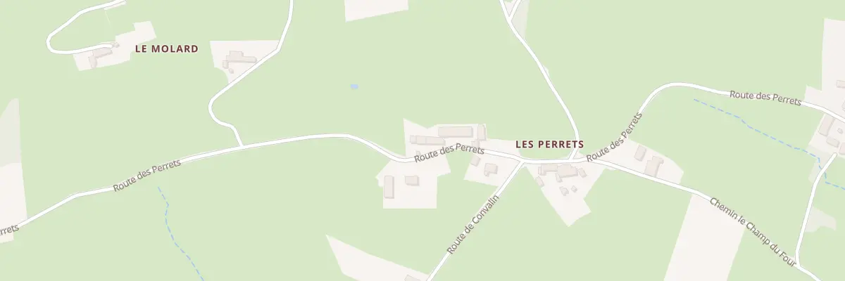 Plan du 5121 Les Perrets à Trivy