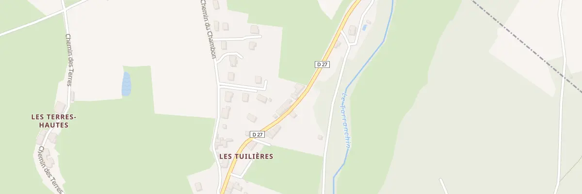 Plan du 1403 Rte De Pontcharra à Saint-Forgeux