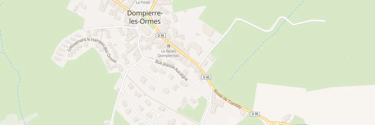 Plan du 164 Rte de Trambly à Dompierre-les-Ormes