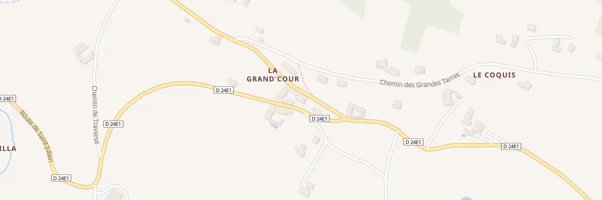 Plan du 5300 La Gd Cour à Montrottier