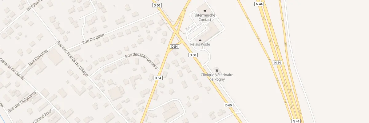 Plan du 67 Rte des Crayères à Pogny