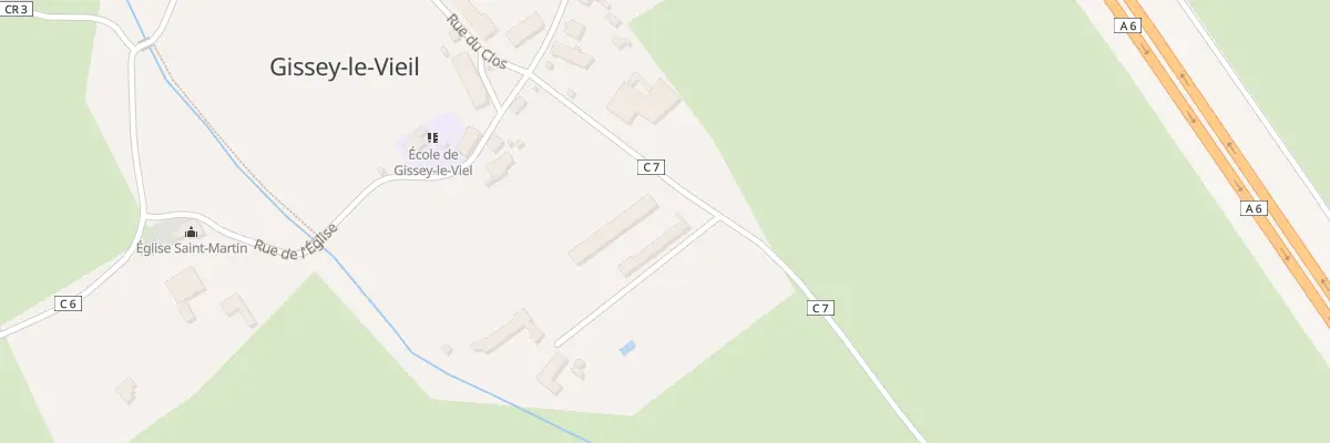 Plan du 4 Rue d’Eguilly à Gissey-le-Vieil