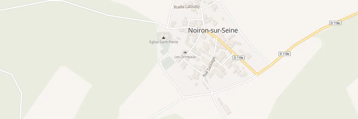 Plan du 6B Rue de l’Ormeau à Noiron-sur-Seine