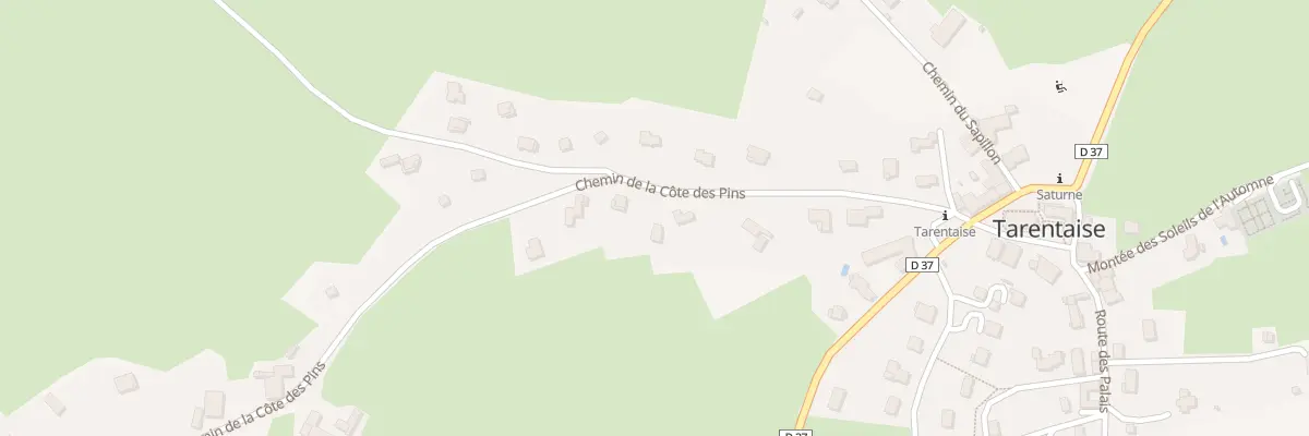 Plan du 237 Che de la Côte des Pins à Tarentaise
